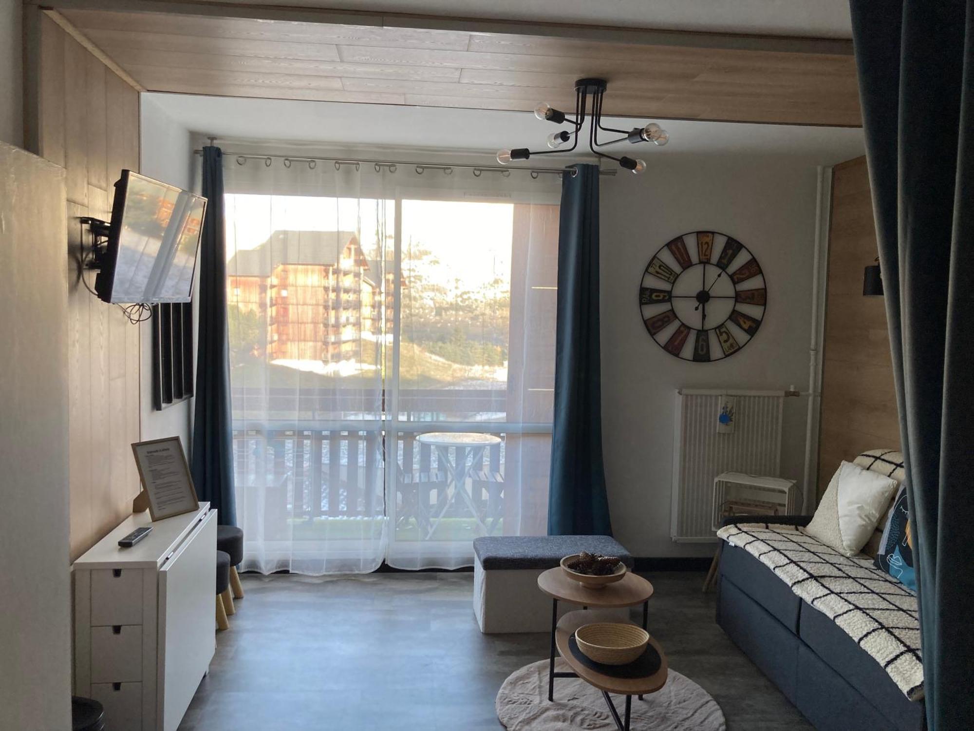Studio cosy 5 personnes aux pieds des pistes. Saint-Étienne-en-Dévoluy Exterior foto
